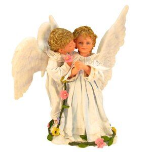 Sandra Kuck's Angel Kisses Musical Figurine Plays "Wind Beneath My Wings"